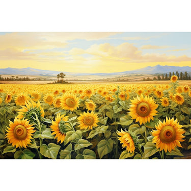 Realistic Sunflower canvas